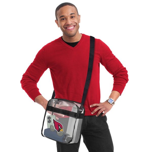 Littlearth Arizona Cardinals Clear Carryall Crossbody