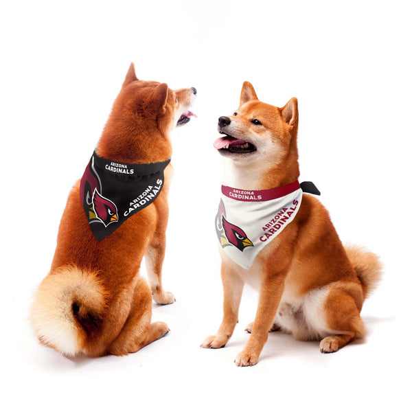 littlearth Arizona Cardinals Home and Away Pet Bandana Set