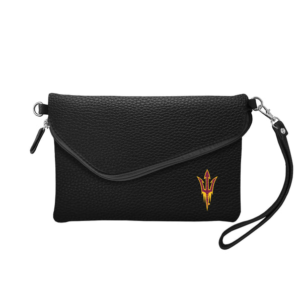 littlearth Arizona State University Fold Over Crossbody Pebble