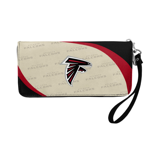 littlearth Atlanta Falcons Curve Zip Organizer Wallet