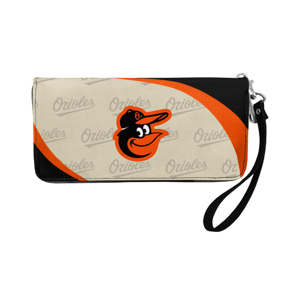 littlearth Baltimore Orioles Curve Zip Organizer Wallet