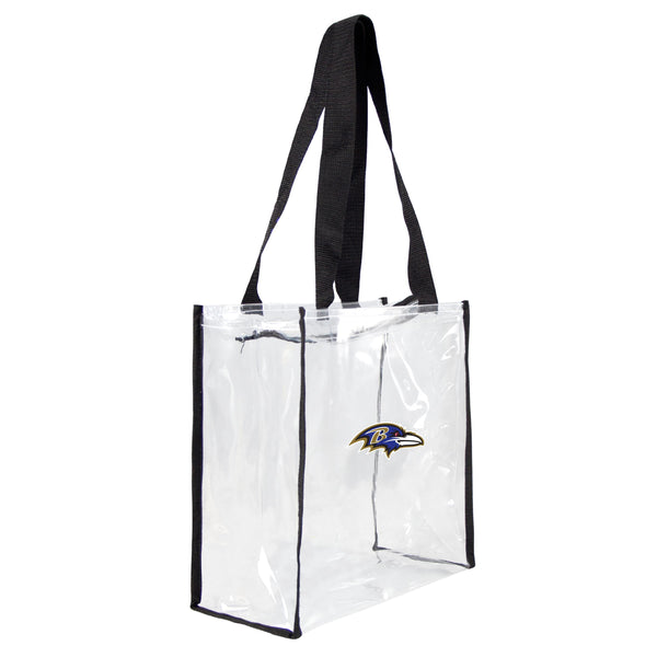 littlearth Baltimore Ravens Clear Square Stadium Tote