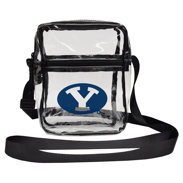 littlearth Brigham Young University Clear Sideline Purse