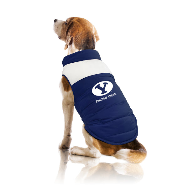 Littlearth Brigham Young University Pet Parka Puff Vest