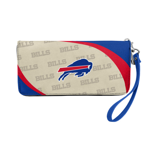 littlearth Buffalo Bills Curve Zip Organizer Wallet