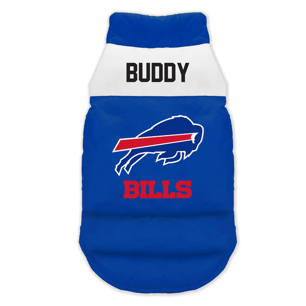 littlearth Buffalo Bills Custom Pet Parka Puff Vest