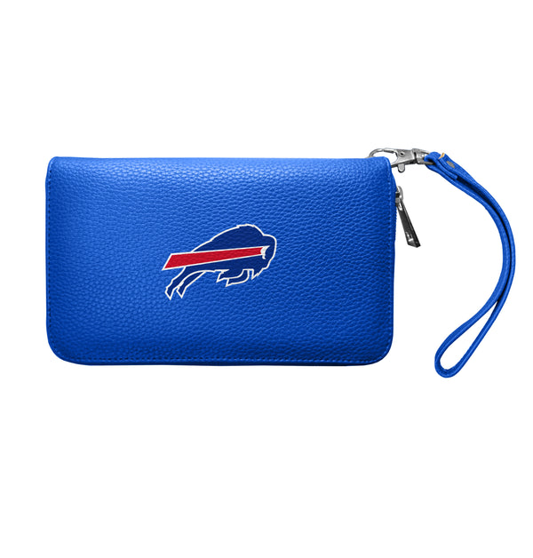 littlearth Buffalo Bills Zip Organizer Wallet Pebble