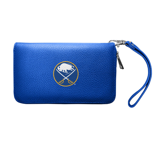littlearth Buffalo Sabres Zip Organizer Wallet Pebble