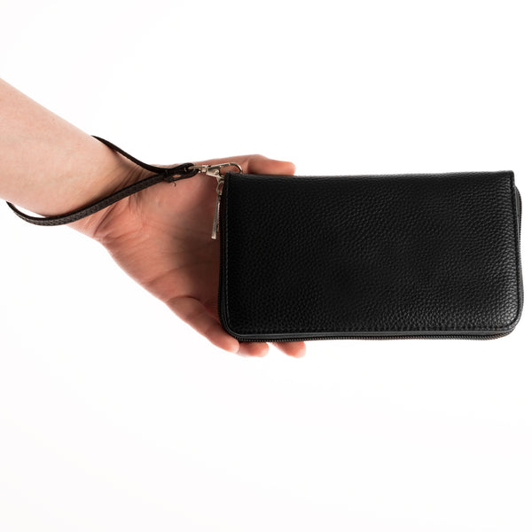 Littlearth Carolina Panthers Zip Organizer Wallet Pebble