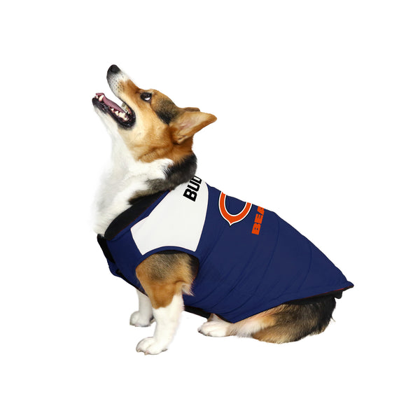 Littlearth Chicago Bears Custom Pet Parka Puff Vest