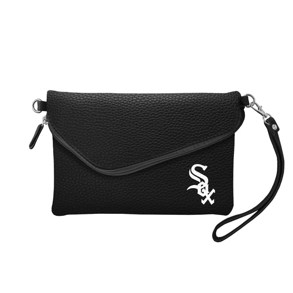 littlearth Chicago White Sox Fold Over Crossbody Pebble