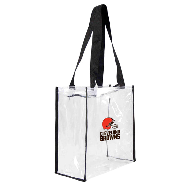 littlearth Cleveland Browns Clear Square Stadium Tote