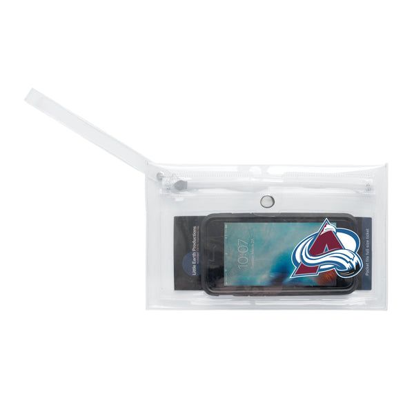 Littlearth Colorado Avalanche Clear Ticket Wristlet