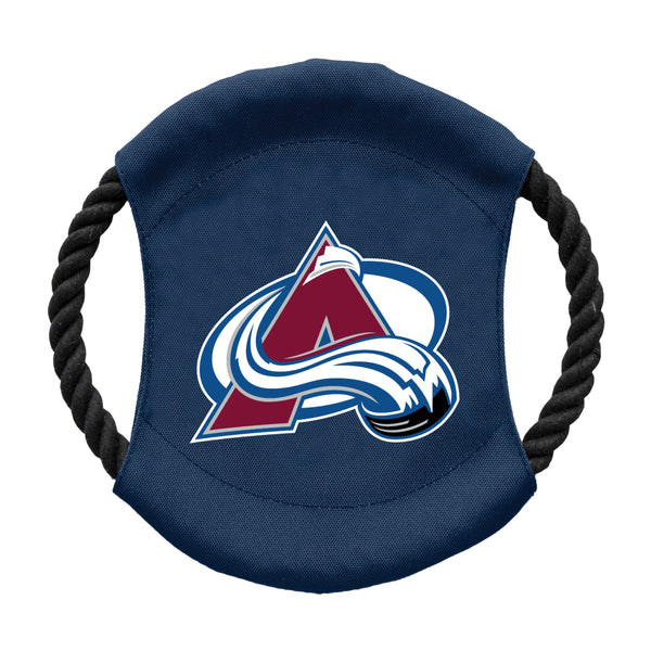 littlearth Colorado Avalanche Team Flying Disc Pet Toy