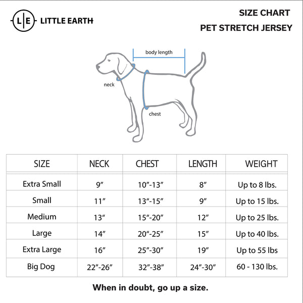 Littlearth Columbus Blue Jackets Big Pet Stretch Jersey