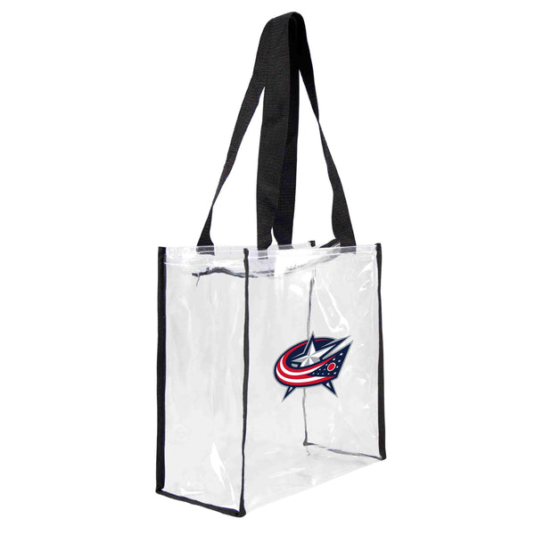 littlearth Columbus Blue Jackets Clear Square Stadium Tote