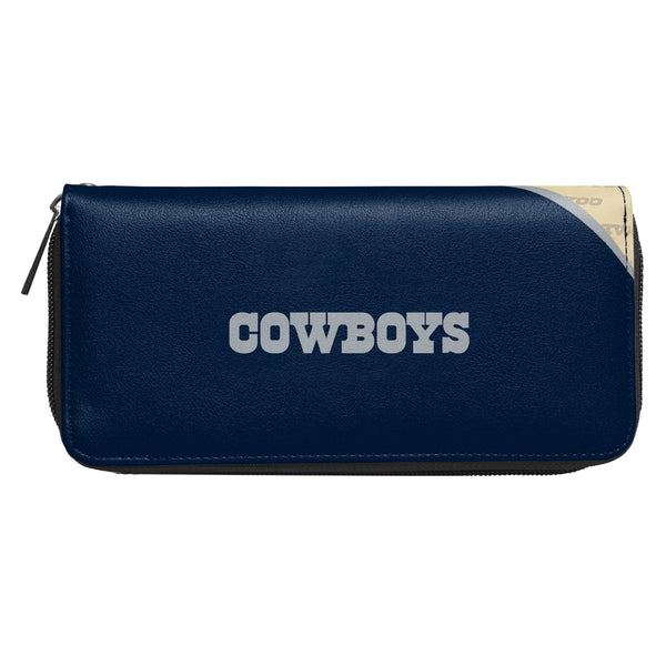 Littlearth Dallas Cowboys Curve Zip Organizer Wallet