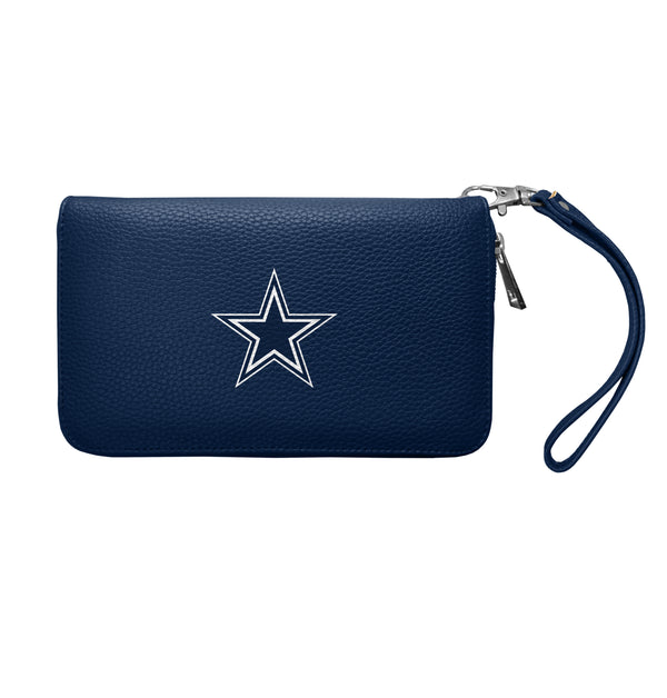 littlearth Dallas Cowboys Zip Organizer Wallet Pebble
