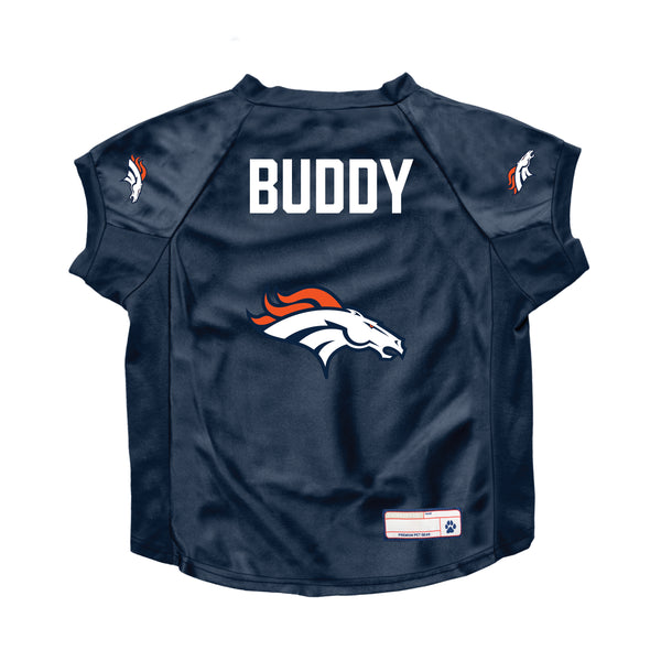 Littlearth Denver Broncos Big Custom Pet Stretch Jersey