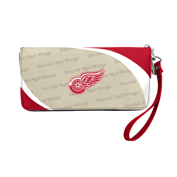 littlearth Detroit Red Wings Curve Zip Organizer Wallet