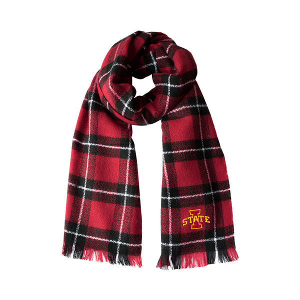littlearth Iowa State University Plaid Blanket Scarf
