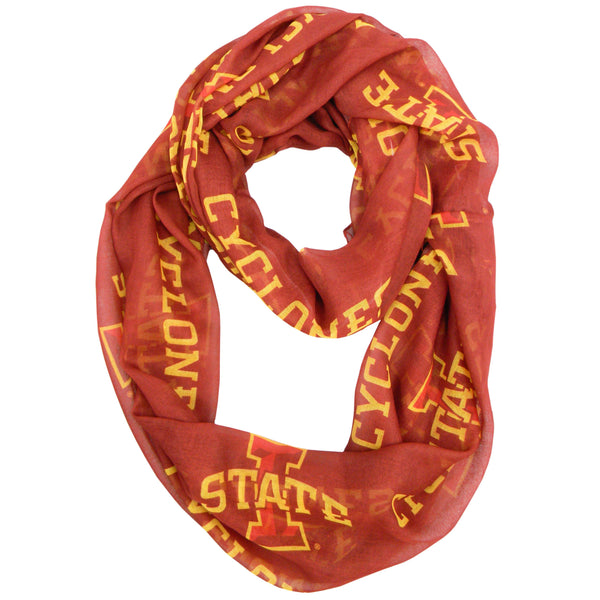 littlearth Iowa State University Sheer Infinity Scarf