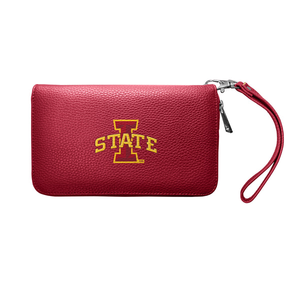 littlearth Iowa State University Zip Organizer Wallet Pebble
