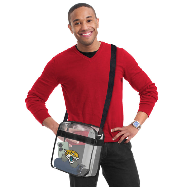 Littlearth Jacksonville Jaguars Clear Carryall Crossbody