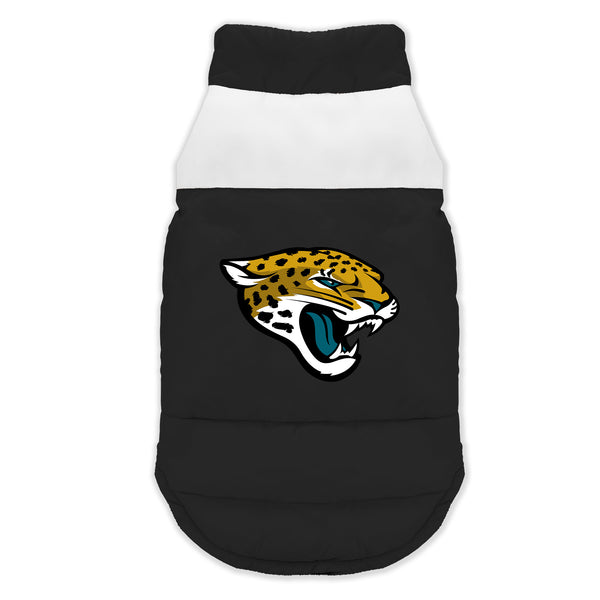 littlearth Jacksonville Jaguars Pet Parka Puff Vest