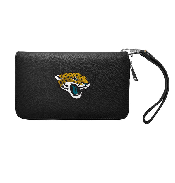 littlearth Jacksonville Jaguars Zip Organizer Wallet Pebble
