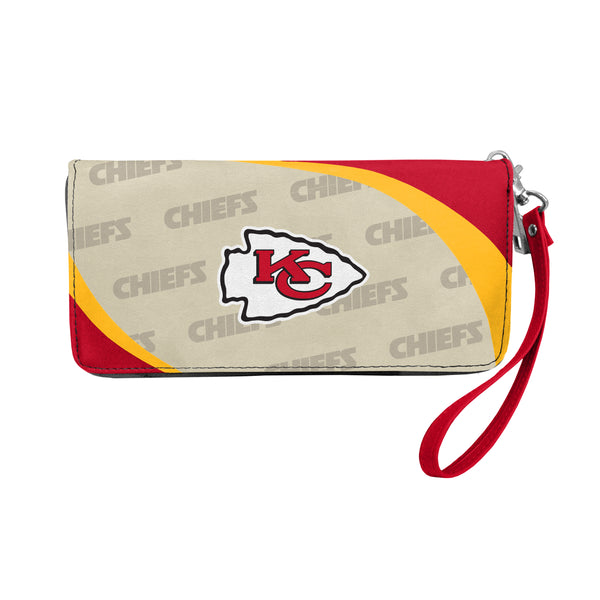 littlearth Kansas City Chiefs Curve Zip Organizer Wallet