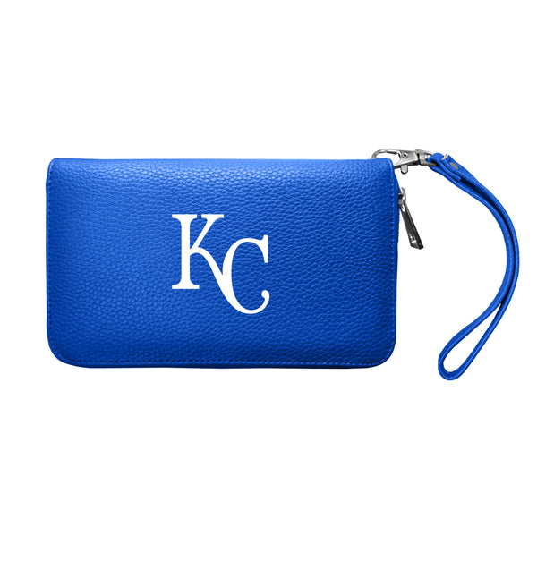 littlearth Kansas City Royals Zip Organizer Wallet Pebble