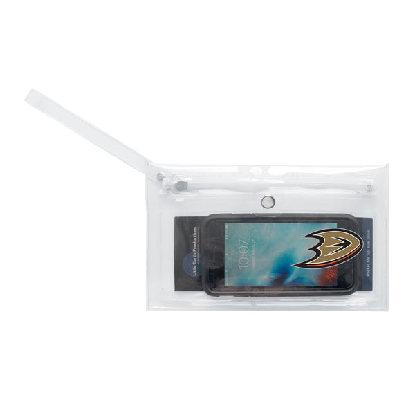 Littlearth Anaheim Ducks Clear Ticket Wristlet