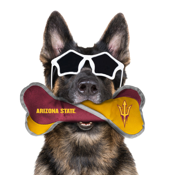 Littlearth Arizona State University Pet Tug Bone