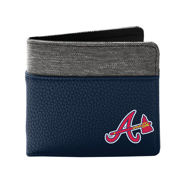 littlearth Atlanta Braves Pebble BiFold Wallet