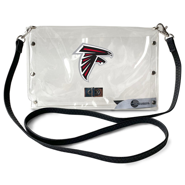 Littlearth Atlanta Falcons Clear Envelope Purse