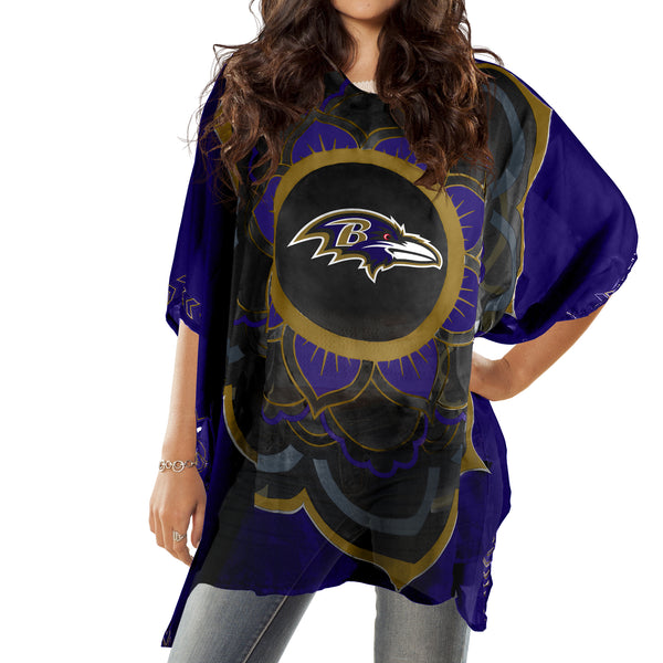 Littlearth Baltimore Ravens Caftan Flower