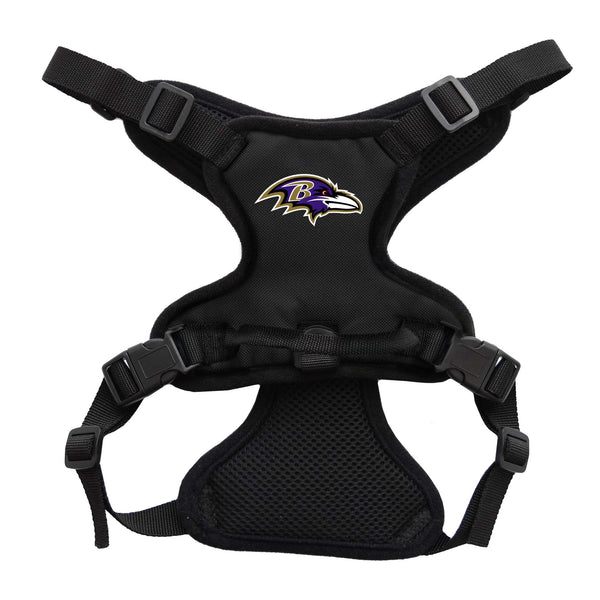 littlearth Baltimore Ravens Front Clip Pet Harness