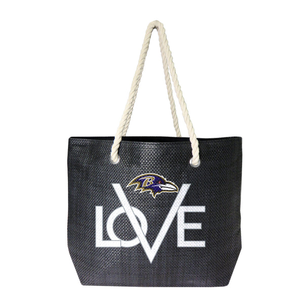 littlearth Baltimore Ravens Love Tote