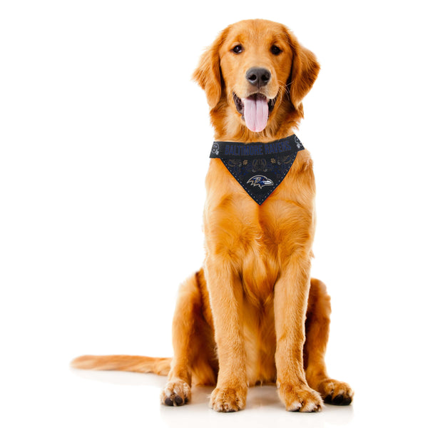 Littlearth Baltimore Ravens Pet Bandana