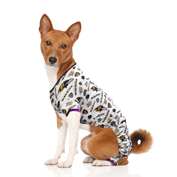littlearth Baltimore Ravens Pet PJs
