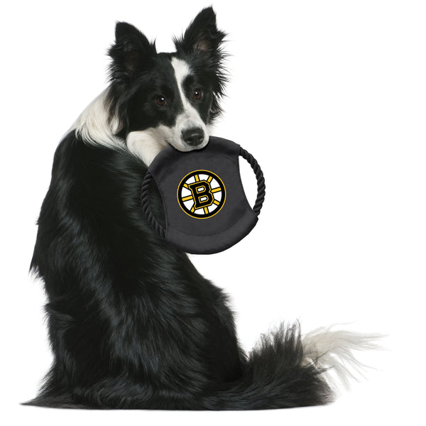 Littlearth Boston Bruins Team Flying Disc Pet Toy