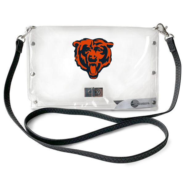littlearth Chicago Bears Clear Envelope Purse