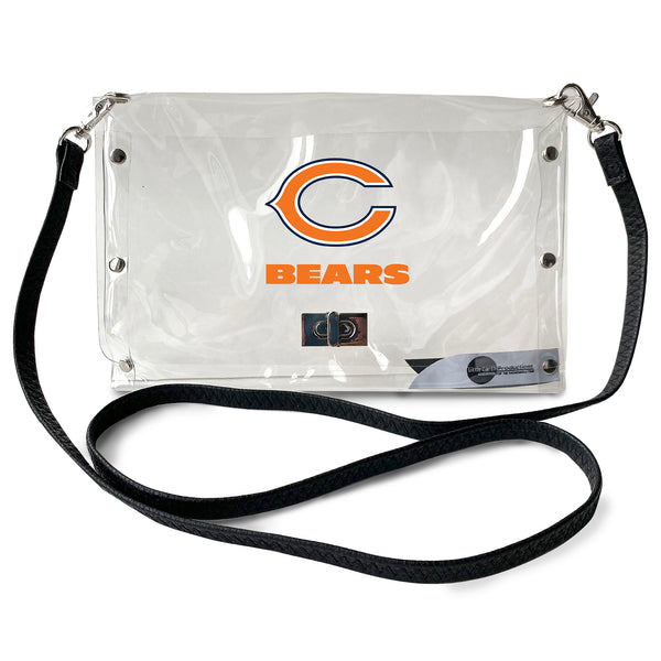 littlearth Chicago Bears Clear Envelope Purse