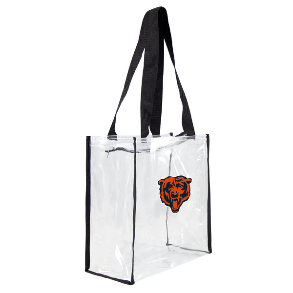 littlearth Chicago Bears Clear Square Stadium Tote