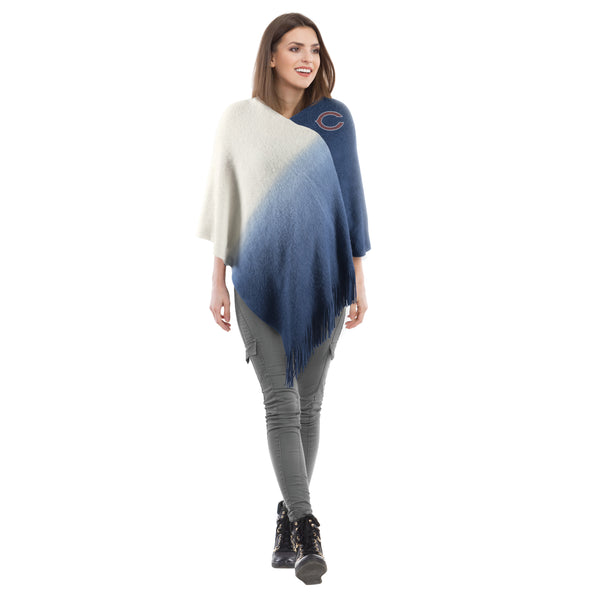 Littlearth Chicago Bears Dip Dye Poncho