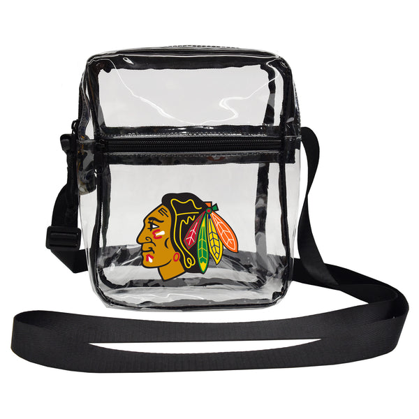 littlearth Chicago Blackhawks Clear Sideline Purse