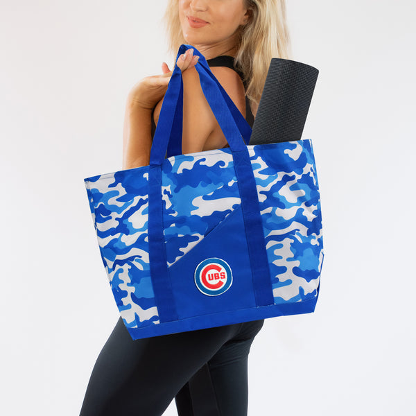 Littlearth Chicago Cubs Super-Duty Camo Tote