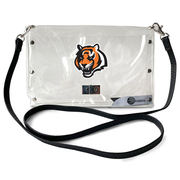 Littlearth Cincinnati Bengals Clear Envelope Purse