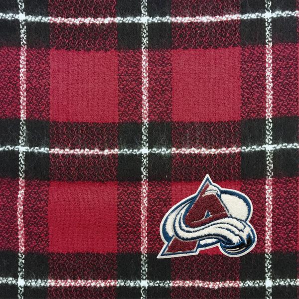 Littlearth Colorado Avalanche Plaid Blanket Scarf